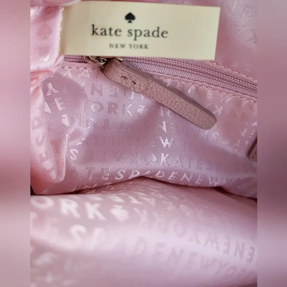 Kate Spade Blush Pink Tote Bag Leather EUC